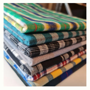 Stok lot Çin üretimi fabrika ekose % 100% pamuk fırçalanmış flanel kumaş - Product Image 2