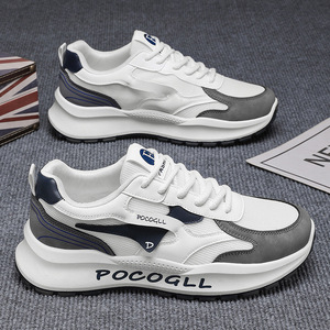 Nouvelles Chaussures Homme Printemps Rétro en Cuir Souple Décontractées à Lacets Confortables à Bout Rond Tendance avec Semelle Intermédiaire en Maille et Semelle Extérieure en Caoutchouc - Product Image 5