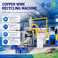 Machine compacte de granulation de fil de cuivre pour la récupération du cuivre de fil mélangé usagé