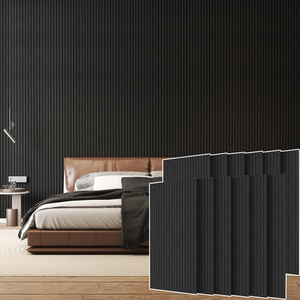 Panneaux acoustiques modernes pour <span class=keywords><strong>plafond</strong></span>, autocollants, en fibre de polyester PET, ignifuges, écologiques, insonorisants, absorbants, pour salon, chambre à coucher - Product Image 1