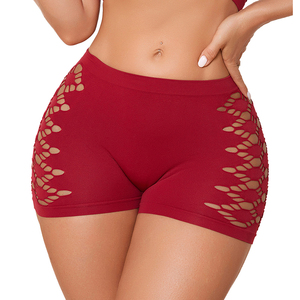Hollow Out Plain Dyed <strong>Underwear</strong> <strong>Women's</strong> Boyshort Panties Stretch <strong>Boxer</strong> Brief Undershorts Seamless Safety <strong>Women's</strong> Boyleg Panties - Product Image 1