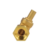 Tmok RTS DN15 1/2 "pouces BSP PN16 serrure intérieure Triangle T clé compteur d'eau verrouillage vanne en laiton avec verrouillage