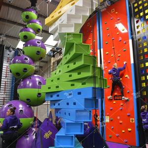 Pokiddo enfants et adultes intérieur <span class=keywords><strong>Fitness</strong></span> terrain de jeu Trampoline parc jeux Twister escalade - Product Image 6