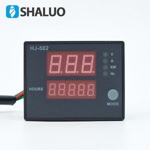 มิเตอร์วัดค่าไฟฟ้าแบบดิจิตอล HJ HJ-502 5 หลัก แสดงค่าแรงดันไฟฟ้ากระแสสลับ/กระแสตรง เฟสเดียว กำลังไฟฟ้า และความถี่ สำหรับเครื่องกำเนิดไฟฟ้า - Product Image 4