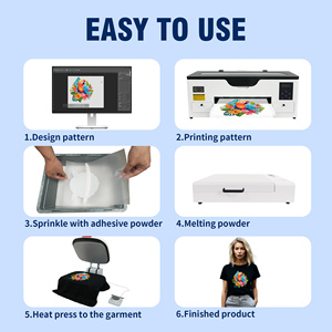 Принтер EraSmart A3 35 см DTF розового цвета XP600 для термотрансферной печати на футболках и ткани, гарантия 1 год - Product Image 6