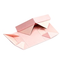 Emballage en carton de luxe avec logo personnalisé, boîtes cadeaux rigides en papier noir pliables avec fermeture magnétique, double porte, forme spéciale
