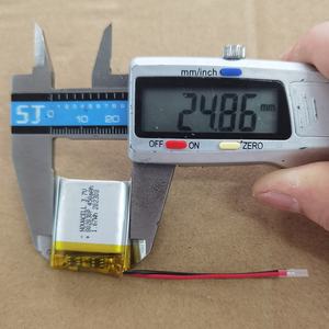 Piccola Batteria al Litio <span class=keywords><strong>3</strong></span>.7v Lipo 752042 702030 802030 802530 802528 300mAh 400mAh 450mAh per Dispositivi Medici - Product Image 6