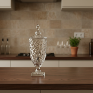 Dispenser per Acqua e Succhi in Vetro con Finitura Iridescente, Capacità <span class=keywords><strong>3L</strong></span> 2.5L 4.5L 5L, Prezzo Conveniente, con Rubinetto - Product Image 5