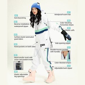 بدلة تزلج المرأة يندبروف ماء زوجين عاكسة التزلج سترة + فستان أطفال مع سروال داخلي الدافئة الرجال على الجليد المشي تسلق الجبال Skisuite - Product Image 4