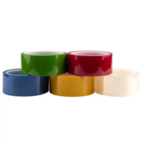 Bande multi de feutre d'emballage de polyester de la couleur 0.06mm avec la bande à hautes températures de polyester d'isolation bleue