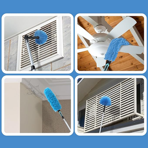 12ft để 24ft dài xử lý cửa sổ giống cây chổi làm sạch thiết bị Glass Cleaner bàn chải với silicon giống cây chổi - Product Image 2