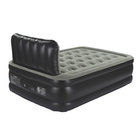 Matelas pneumatique double avec pompe intégrée, lit gonflable pour la maison, la chambre d'amis, le camping