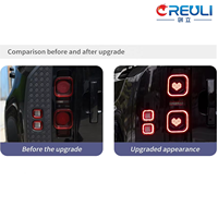 Feux arrière OLED LED personnalisés CREULI Plug & Play, barre de feux stop fumés séquentiels pour hayon, pièces automobiles pour Land Rover Defender