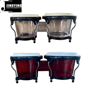 2024 Jingying Music Latin Drums Series, venta al por mayor BOGOHC06 & 07 6 y 7 pulgadas tambor sintético cavidad <span class=keywords><strong>Bongo</strong></span> tambores - Product Image 1