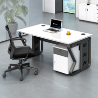 Cubículo de oficina moderno para 2 y 4 personas, Aluminio en forma de L, cubículo moderno, estación de trabajo de oficina, mesa de madera, escritorio de partición de oficina