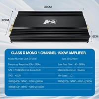 Monoblok 1 kanal amplifikatör D sınıfı araba amplifikatör ses araba Amp alüminyum konut Mono ses amplifikatörü