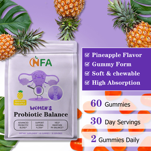 Gummies Probiotiques Équilibre Féminin les Plus Vendues avec Poudre de Fruit d'Ananas pour le Soutien Immunitaire et la Nourriture de la Flore Vaginale - Product Image 4