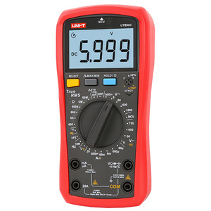 Multímetro Digital UNI-T UT890C de Grado Industrial con Pantalla LCD Grande, True RMS y Continuidad - Product Image 1