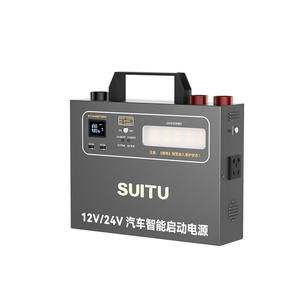 Портативный многофункциональный аккумулятор 35000 мАч автомобильный стартер 12 В 24 В переменного тока 220 В выход 200 Вт аварийный пусковой источник питания - Product Image 6