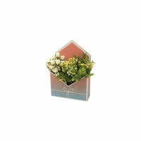 Boîte à fleurs personnalisée avec logo, pour affichage de Noël, intemporelle, écologique, couleur fixe, pelliculage mat, boîte pour plantes