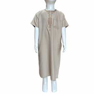 Ropa Islámica, Tela Triple, Estilo Marroquí, Thobe para Niños, Thobe Islámico para Niños, Thobe Musulmán para Bebés - Product Image 3