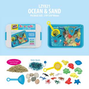 Juego de Plástico para Niños con Caja Sensorial, Herramientas para Arena Interior y Caja de Almacenamiento, Arcilla de Colores, Juguete para Jardín de Infancia - Product Image 6