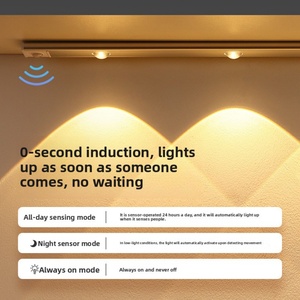 Rechargeable Smart LED <b>Motion</b> <b>Sensor</b> <b>Light</b> Strip Ultra-Thin Ornament Decorative Human Body Detection Induction Sensing <b>Light</b> Bar - Product Image 2