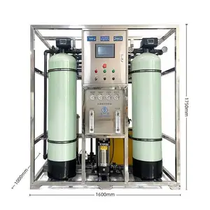 L'usine produit 500L/H osmose inverse eau ultra pure EDI équipement de traitement de l'eau filtres à eau