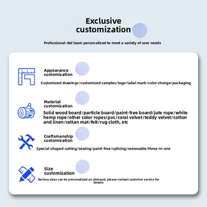 Petdom grandi gatti condomo alberi giocano mobili Scratcher moderno gatto soffitto albero torre Multi-strato struttura per arrampicata gatto - Product Image 3