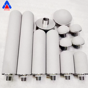 Titan bột thiêu kết xốp lọc cho hóa chất Khả năng chịu nhiệt độ cao thép không gỉ thiêu kết bột lọc yếu tố - Product Image 1