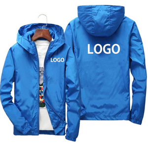 Biểu Tượng Tùy Chỉnh Mới Không Thấm Nước Windproof Coat Cho Nam Giới Nhanh Chóng Làm Khô Thể Thao Áo Dây Kéo Áo Khoác - Product Image 6