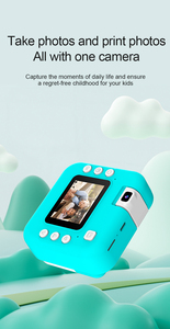 2.0 Hd-Scherm Kinderprint Cameralens Draait 180 Graden Schieten En Tegelijkertijd Opnemen, 24M Pixels Kindercamera 'S Kinderspeelgoed - Product Image 6