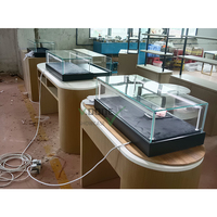 Factory Direct Gold Schmucke tui Counter Top Glas vitrine für Shop Table Premium Showcase für Store front