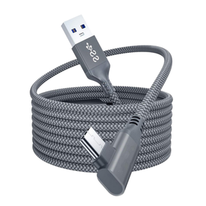 Cable de enlace de carga rápida USB3.1 para <span class=keywords><strong>Oculus</strong></span> for <span class=keywords><strong>Quest</strong></span> <span class=keywords><strong>2</strong></span> 6M 5M 3M Nylon de carga rápida VR accesorios para auriculares escáneres de teléfonos móviles - Product Image 1