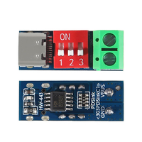 Type-C PD QC Trigger 5V ~ 20V Réglage du code de numérotation Module d'alimentation de tension CC Réglage de la tension de numérotation Module de leurre de charge rapide
