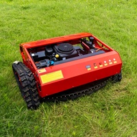 Robot Pemotong Rumput Otomatis dengan GPS & Remote Control Zero-Turn Kelas Industri 24V untuk Mesin Model HT-1000A
