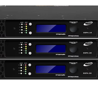 Amplificador de Audio Estéreo Profesional Digital DSP de 4 Canales 1U para Equipos de Sonido Profesional para Escenarios