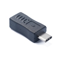 Adaptateur Mini 5 broches femelle vers Type-C mâle (port en T) pour téléphones et tablettes Android – Convertisseur de données et de charge – Fabriqué en Chine
