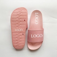 Pantoufles unisexes de créateur pour femmes Diapositives avec logo personnalisé couleur rouge avec personnalisation Pantoufles vierges Chaussures Diapositives pour hommes avec logo