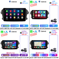 Autoradio portable 2DIN Android 12 QLED/OLED DSP pour tableau de bord Geely Emgrand X7/GX7 2011-2019 avec Android Auto, CarPlay et GPS, garantie 1 an