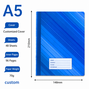 Fabricante de Cuadernos de Notas para Clases con Impresión a Color Brillante en Sarga Degradada Tricolor para Instituciones de Formación ODM - Product Image 2