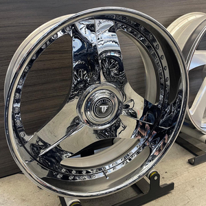 ล้อแม็กซ์ทรงคลาสสิค 3 ก้าน แบบฟอร์จ 2 ชิ้น 5x112 5x120 สำหรับรถเบนซ์ W126 W140 W220 R129 R170 - Product Image 5