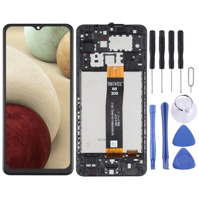 High Quality Original LCD Screen for Samsung Galaxy A12 Nacho SM-A127F Mobile Phone LCDs Display Screen with Frame