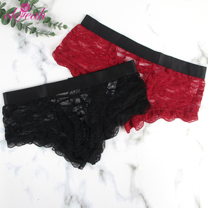 Sexy Slip Modellante Nero in Pizzo con Bretelle per Uomo, Mutande Imbottite Push-up, Intimo Maschile Gay - Product Image 3