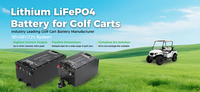 Fabricant OEM de batteries fiable pour les marques mondiales, batterie au lithium LiFePO4 pour voiturette de golf 36V 48V 72V 105Ah
