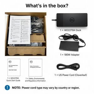WD22TB4 Thunderbolt 4 ドッキングステーション（ノートパソコン＆デスクトップ用）、USBハブ、180w電源アダプター（<span class=keywords><strong>Dell</strong></span>対応） - Product Image 5