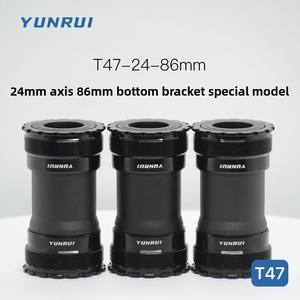 Véritable YUNRUI/T47 Aluminium Essieu avant <span class=keywords><strong>Filetage</strong></span> Peilin 68/86 24mm Brillant Haute Vitesse Highway Mountain Bearing - Product Image 3