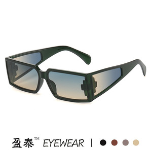 Eyewear <b>Square</b> <b>Sunglasses</b> UV400 PC Frame Women Fashionable Street Style - Product Image 5