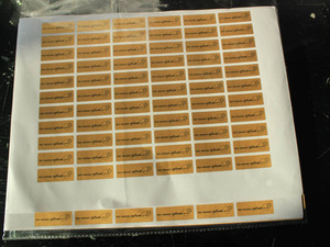 Étiquettes d'enveloppe auto-adhésives personnalisées pour enveloppes ou emballages - Product Image 6