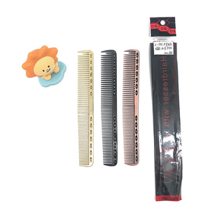Chine Fournisseurs De Salon de <span class=keywords><strong>Coiffeur</strong></span> Espace Aluminium Peigne À Cheveux en Métal Coupe Coiffure <span class=keywords><strong>Peignes</strong></span> - Product Image 1